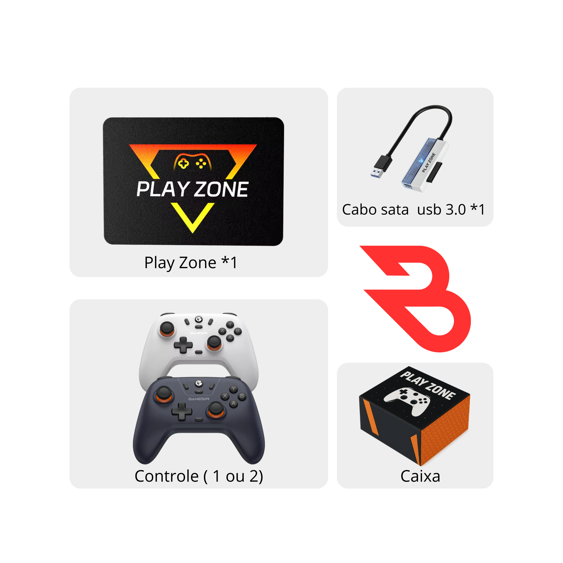 PlayZone - Controle Incluído